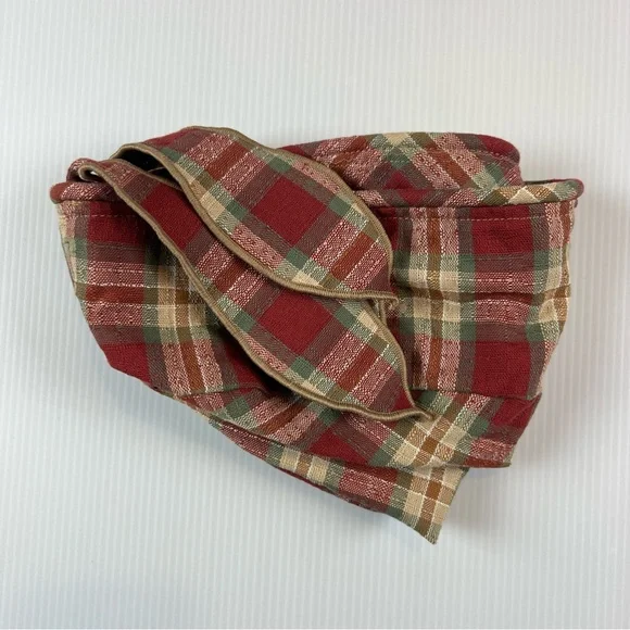 Longaberger Orchard Park Plaid 2001 Large Easter Basket Liner - Picture 2 of 12